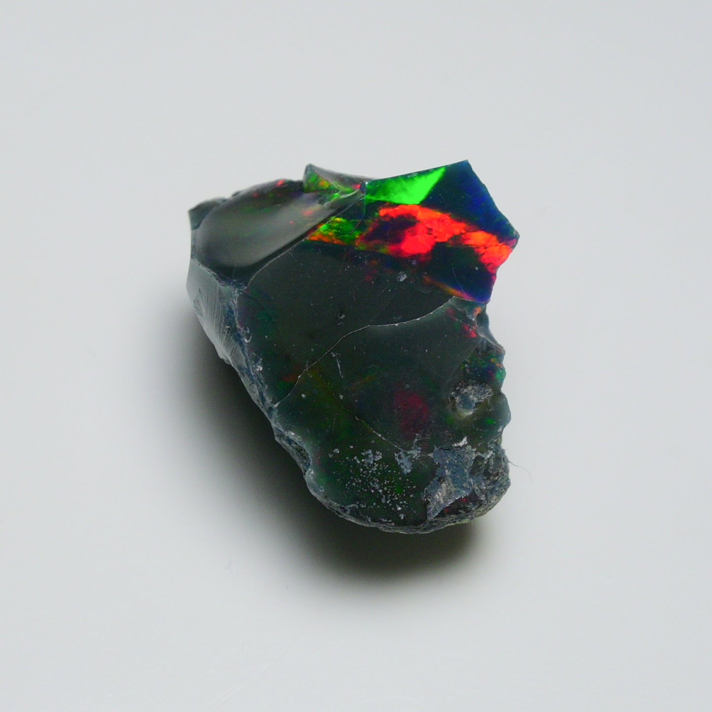 Black Opal 28.15 Carats | Natural Black Ethiopian Opal Rough - Ready for Cutting & Jewelry