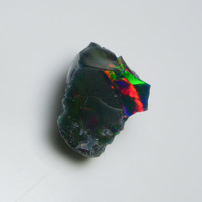 Black Opal 28.15 Carats | Natural Black Ethiopian Opal Rough - Ready for Cutting & Jewelry