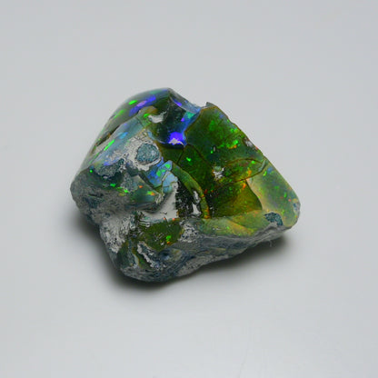 Black Opal 37.86 Carats | Natural Black Ethiopian Opal Rough - Ready for Cutting & Jewelry