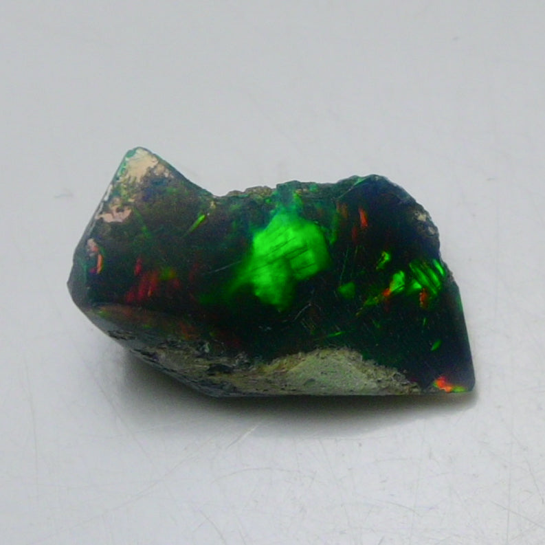 Black Opal 3.45 Carats | Natural Black Ethiopian Opal Rough - Ready for Cutting & Jewelry!