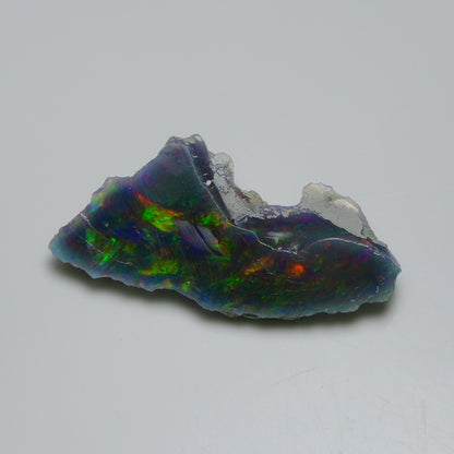 Black Opal 9.70 Carats | Natural Black Ethiopian Opal Rough - Ready for Cutting & Jewelry!
