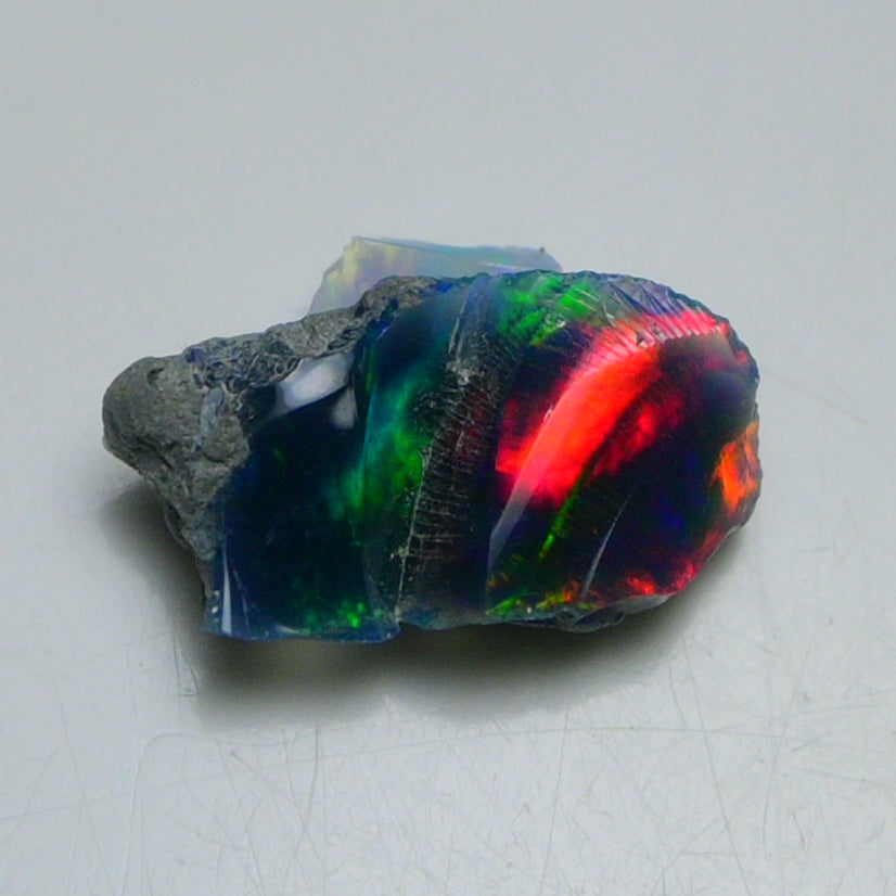 Black Opal 2.85 Carats | Natural Black Ethiopian Opal Rough - Ready for Cutting & Jewelry!