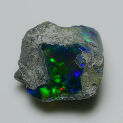 Black Opal 8.90 Carats | Natural Black Ethiopian Opal Rough - Ready for Cutting & Jewelry!