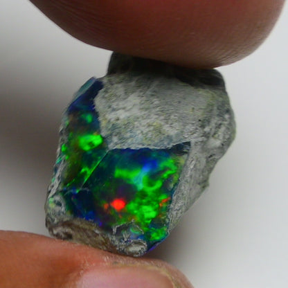 Black Opal 8.90 Carats | Natural Black Ethiopian Opal Rough - Ready for Cutting & Jewelry!