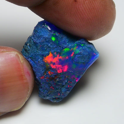 Rare Blue Opal 20.60 Carats | Natural Blue Ethiopian Opal Rough - Ready for Cutting & Jewelry!