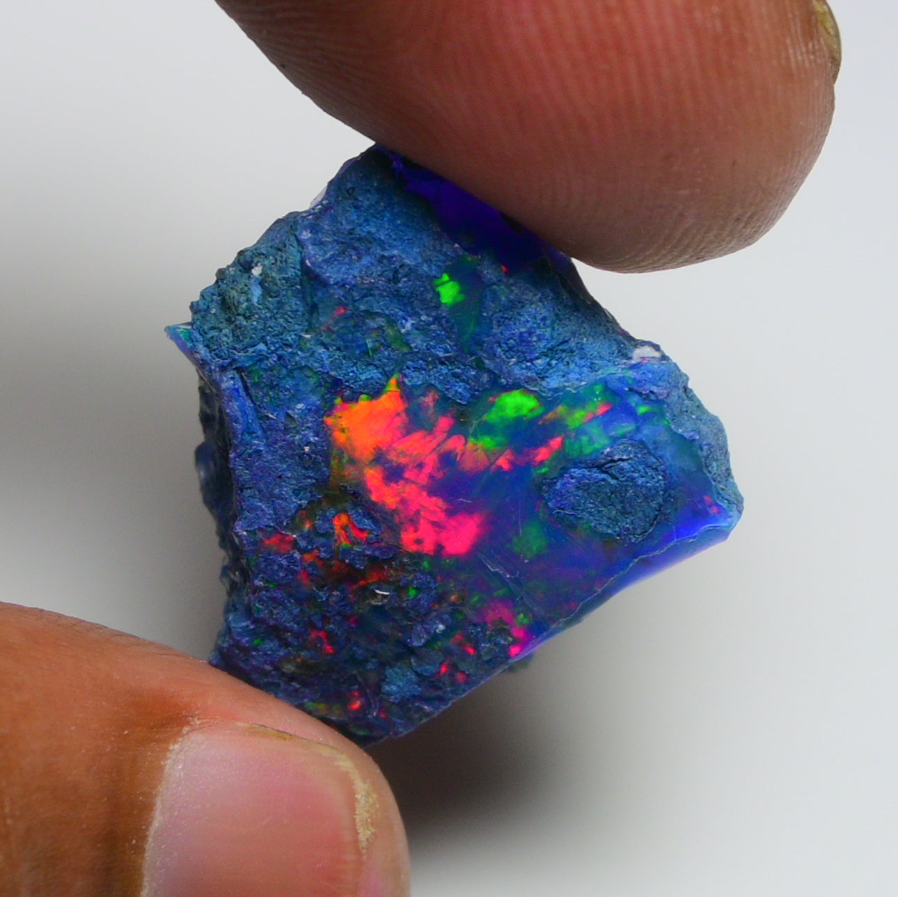 Rare Blue Opal 20.60 Carats | Natural Blue Ethiopian Opal Rough - Ready for Cutting & Jewelry!