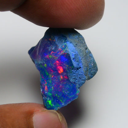 Rare Blue Opal 22.30 Carats | Natural Blue Ethiopian Opal Rough - Ready for Cutting & Jewelry!