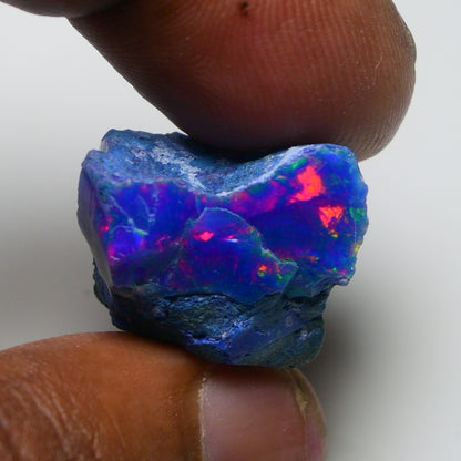 Rare Blue Opal 22.30 Carats | Natural Blue Ethiopian Opal Rough - Ready for Cutting & Jewelry!