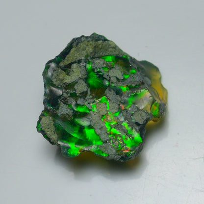 Black Opal 11.10 Carats | Natural Black Ethiopian Opal Rough - Ready for Cutting & Jewelry