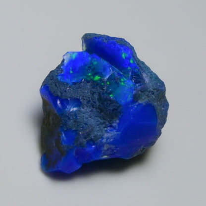 Rare Blue Opal 12.10 Carats | Natural Blue Ethiopian Opal Rough - Ready for Cutting & Jewelry!