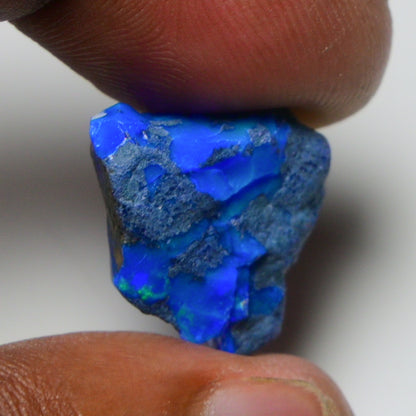 Rare Blue Opal 12.10 Carats | Natural Blue Ethiopian Opal Rough - Ready for Cutting & Jewelry!