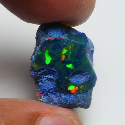Rare Blue Opal 12.20 Carats | Natural Blue Ethiopian Opal Rough - Ready for Cutting & Jewelry!