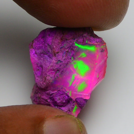 Rare Pink Opal 13.75 Carats | Natural Pink Ethiopian Opal Rough - Ready for Cutting & Jewelry!