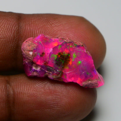 Rare Pink Opal 9.00 Carats | Natural Pink Ethiopian Opal Rough - Ready for Cutting & Jewelry!