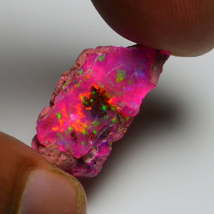 Rare Pink Opal 9.00 Carats | Natural Pink Ethiopian Opal Rough - Ready for Cutting & Jewelry!