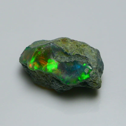 Black Opal  16.35  Carats | Natural Black Ethiopian Opal Rough - Ready for Cutting & Jewelry