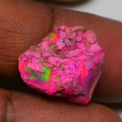 Rare Pink Opal 8.20 Carats | Natural Pink Ethiopian Opal Rough - Ready for Cutting & Jewelry!
