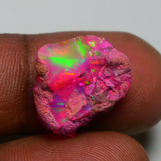 Rare Pink Opal 8.20 Carats | Natural Pink Ethiopian Opal Rough - Ready for Cutting & Jewelry!