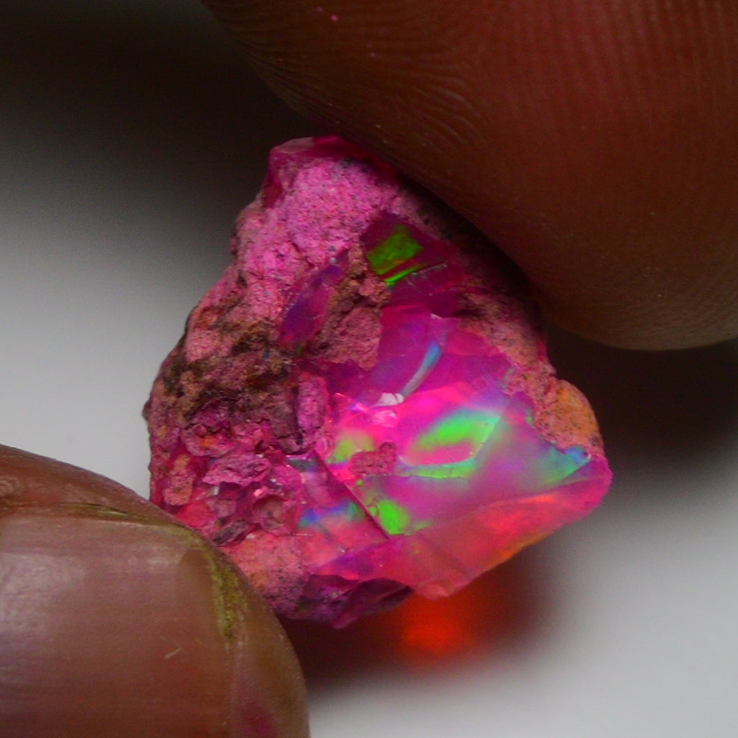 Rare Pink Opal 8.20 Carats | Natural Pink Ethiopian Opal Rough - Ready for Cutting & Jewelry!