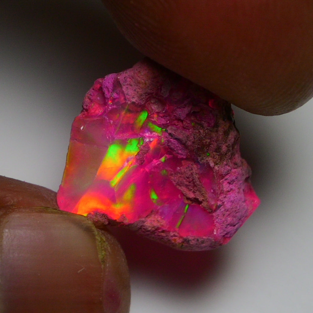 Rare Pink Opal 8.20 Carats | Natural Pink Ethiopian Opal Rough - Ready for Cutting & Jewelry!