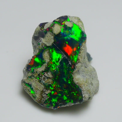 Black Opal Weight: 11.55  Carats | Natural Black Ethiopian Opal Rough - Ready for Cutting & Jewelry