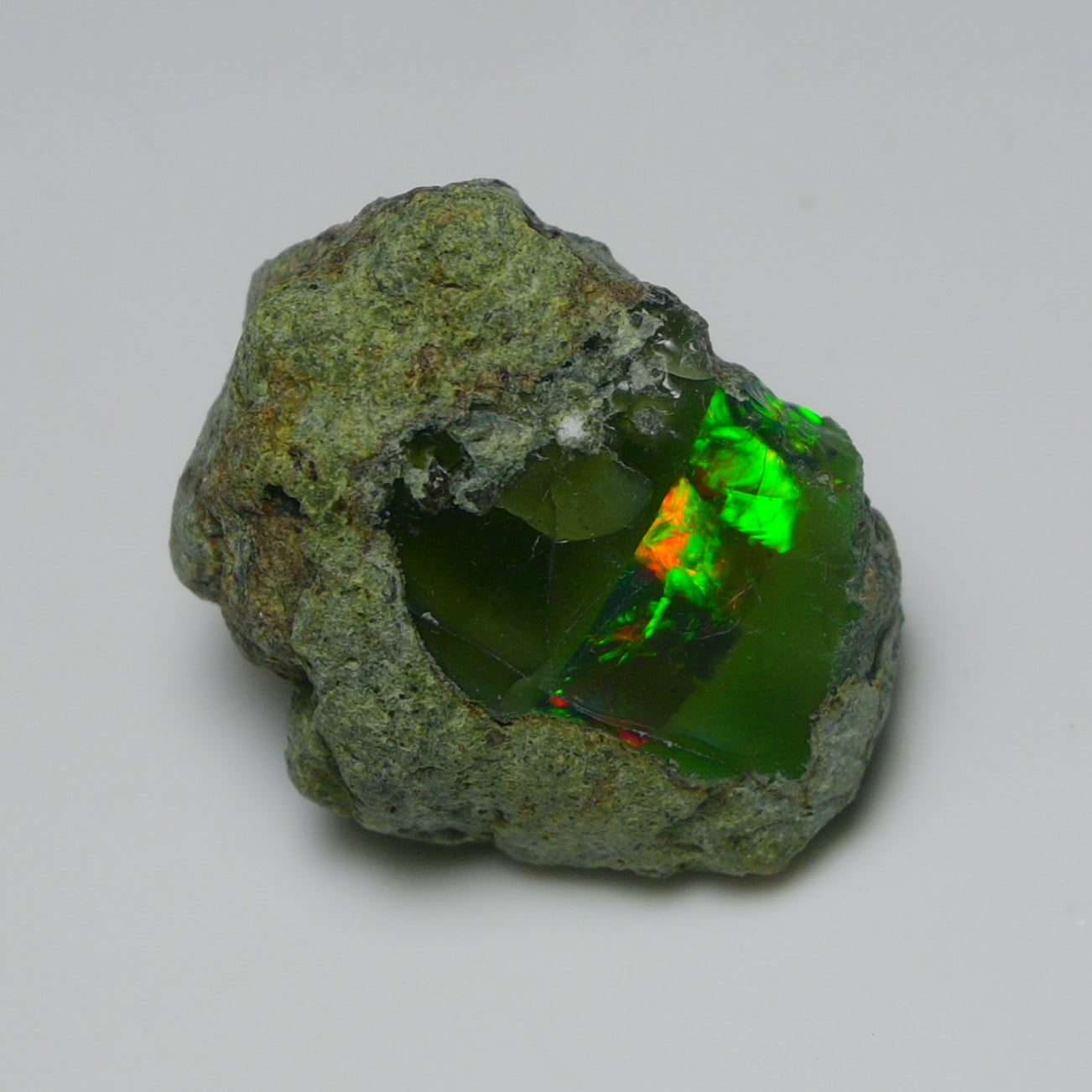 Black Opal 27.60 Carats | Natural Black Ethiopian Opal Rough - Ready for Cutting & Jewelry