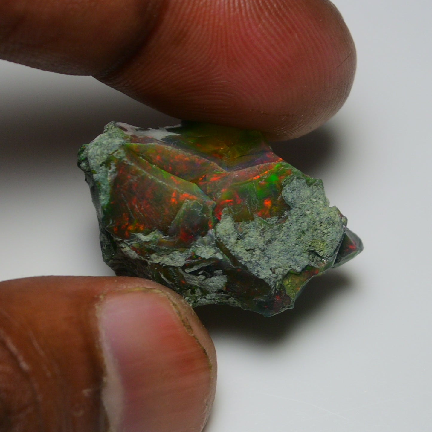 Black Opal  29.20 Carats | Natural Black Ethiopian Opal Rough - Ready for Cutting & Jewelry