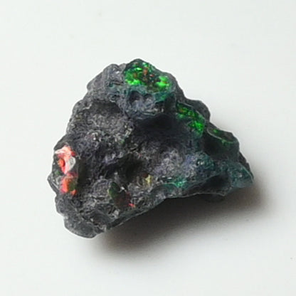 Black Opal Rough 15.40 Carats | Natural Ethiopian Opal Rough - Ready for Cutting & Jewelry | AAA Grade Opal Raw