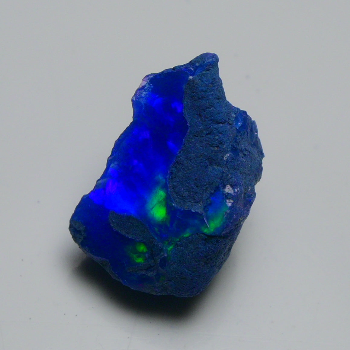 Rare Blue Opal 15.00 Carats | Natural Blue Ethiopian Opal Rough - Ready for Cutting & Jewelry!