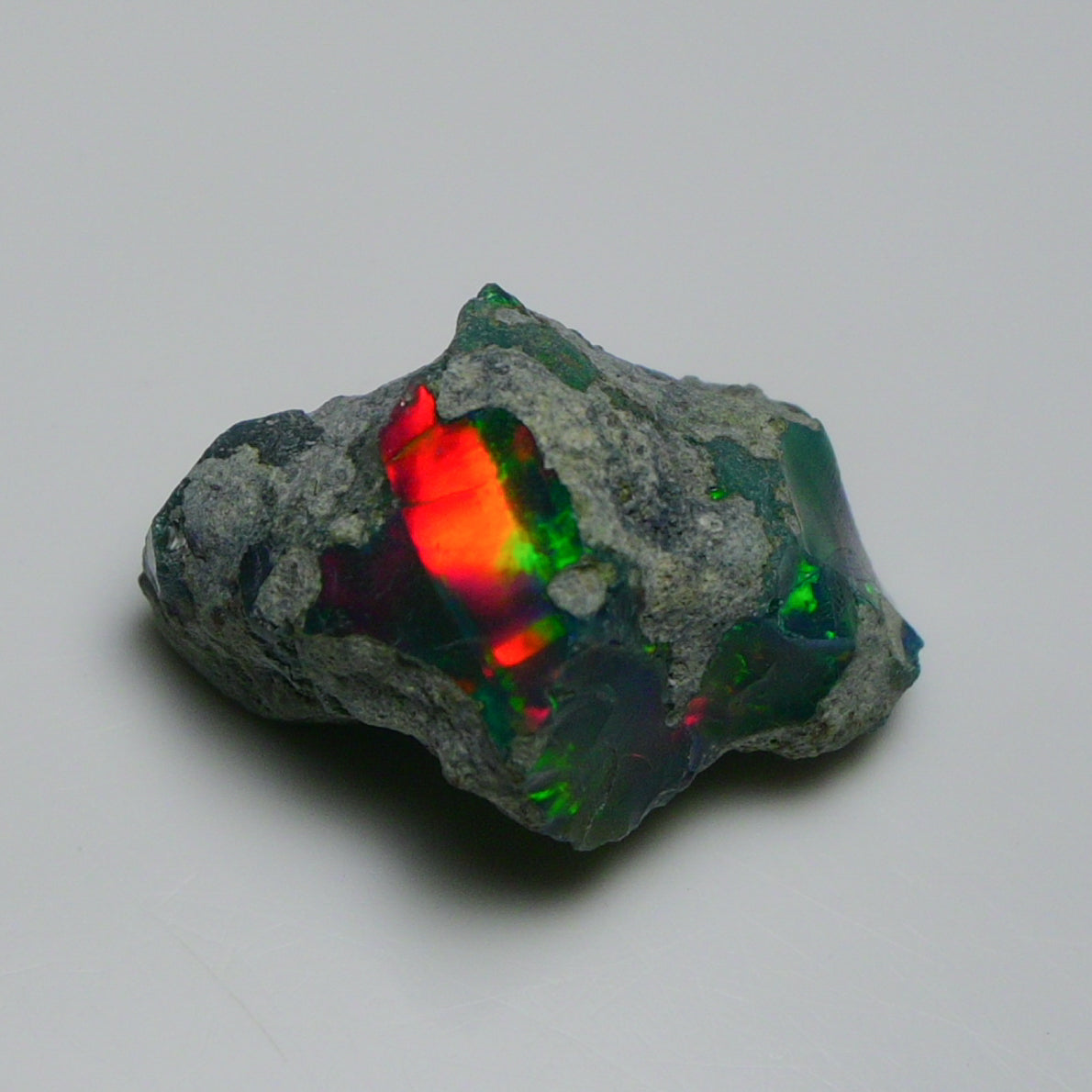 Rare Black Opal 24.80 Carats | Natural Black Ethiopian Opal Rough - Ready for Cutting & Jewelry!