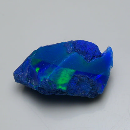 Rare Blue Opal 17.30 Carats | Natural Blue Ethiopian Opal Rough - Ready for Cutting & Jewelry!