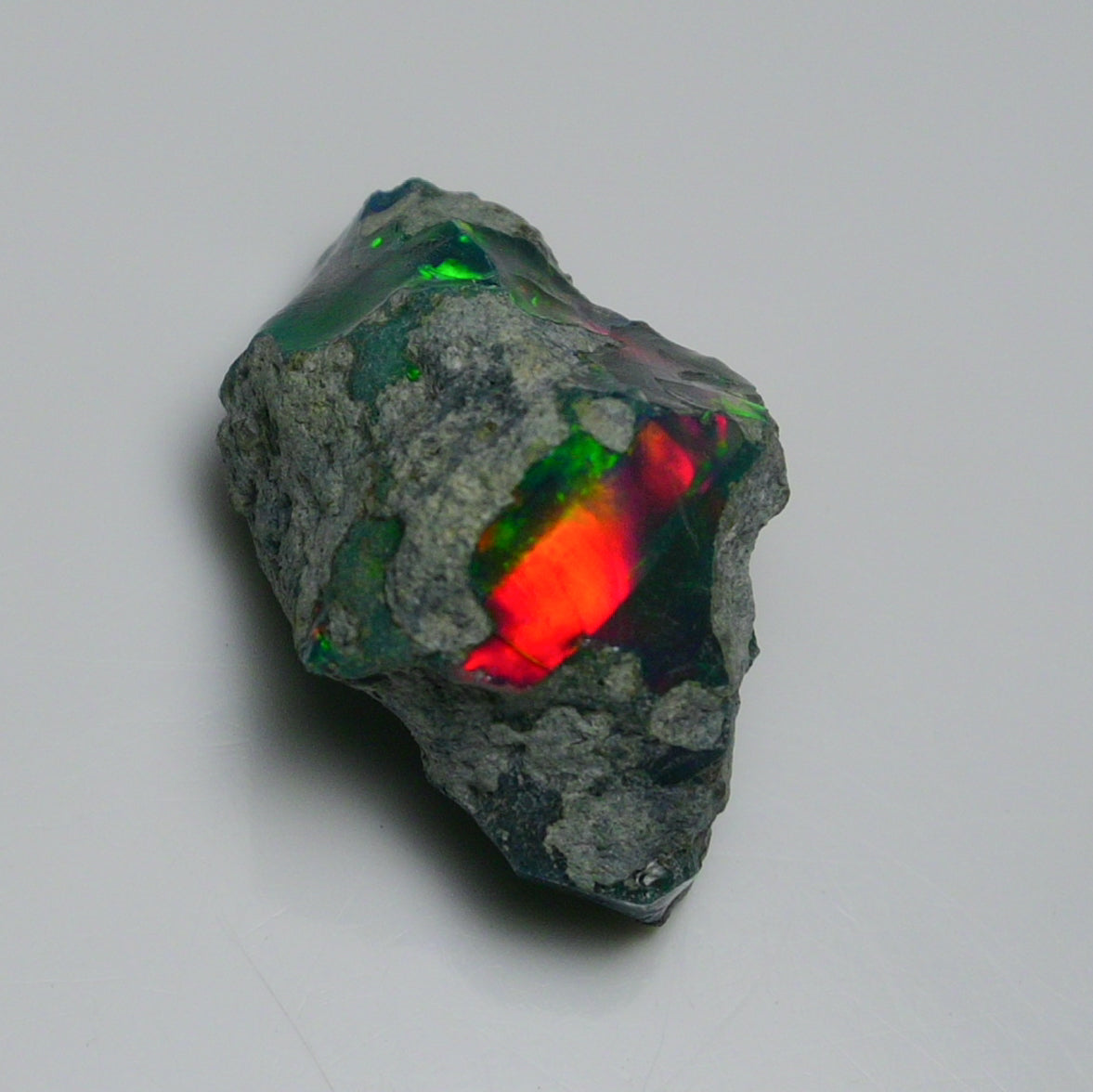 Rare Black Opal 24.80 Carats | Natural Black Ethiopian Opal Rough - Ready for Cutting & Jewelry!
