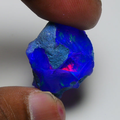 Rare Blue Opal 29.50 Carats | Natural Blue Ethiopian Opal Rough - Ready for Cutting & Jewelry!