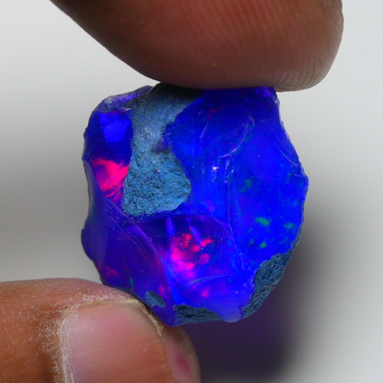 Rare Blue Opal 29.50 Carats | Natural Blue Ethiopian Opal Rough - Ready for Cutting & Jewelry!