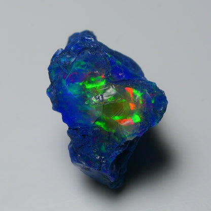 Rare Blue Opal 24.05 Carats | Natural Blue Ethiopian Opal Rough - Ready for Cutting & Jewelry!