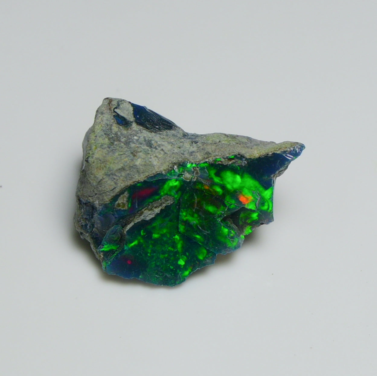 Rare Black Opal 13.50 Carats | Natural Black Ethiopian Opal Rough - Ready for Cutting & Jewelry!