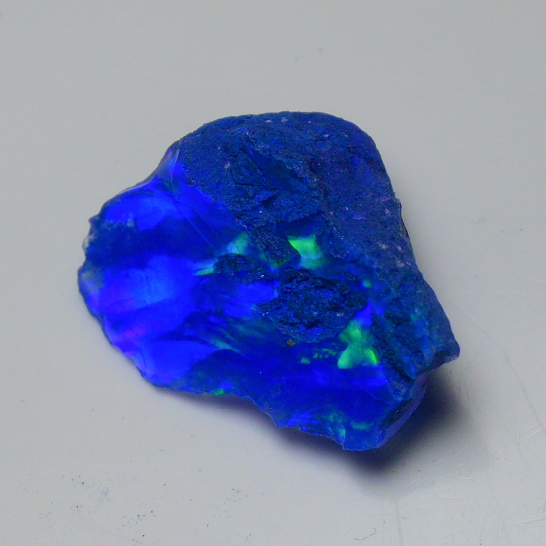 Rare Blue Opal 12.35 Carats | Natural Blue Ethiopian Opal Rough - Ready for Cutting & Jewelry!