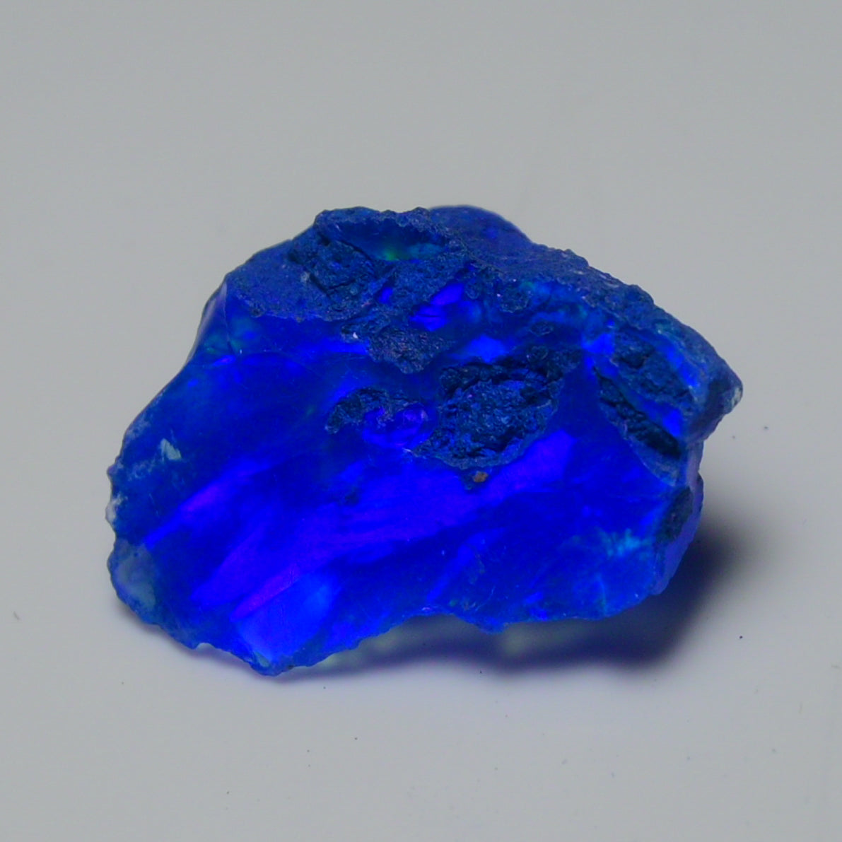 Rare Blue Opal 12.35 Carats | Natural Blue Ethiopian Opal Rough - Ready for Cutting & Jewelry!