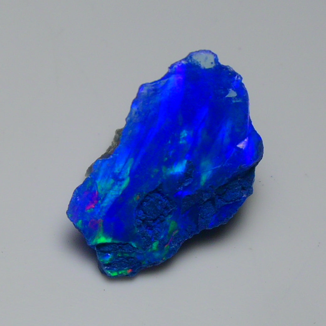 Rare Blue Opal 12.35 Carats | Natural Blue Ethiopian Opal Rough - Ready for Cutting & Jewelry!