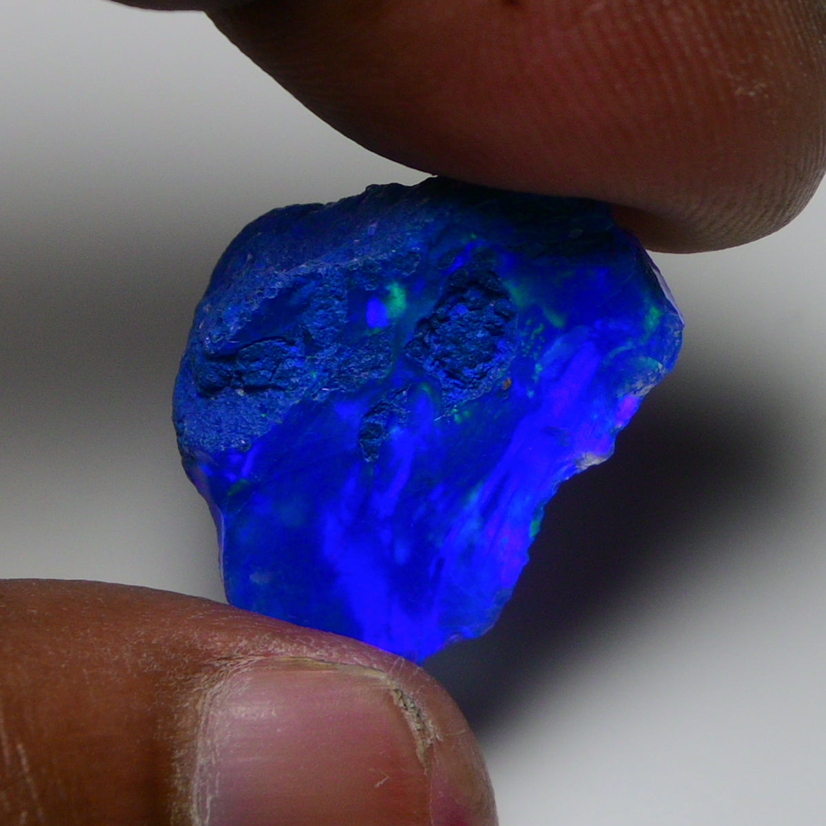 Rare Blue Opal 12.35 Carats | Natural Blue Ethiopian Opal Rough - Ready for Cutting & Jewelry!