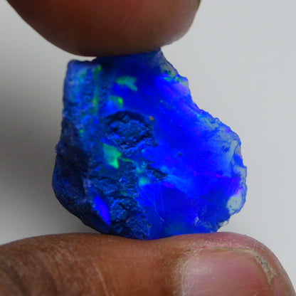 Rare Blue Opal 12.35 Carats | Natural Blue Ethiopian Opal Rough - Ready for Cutting & Jewelry!