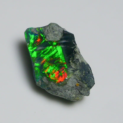 Rare Black Opal 7.65 Carats | Natural Black Ethiopian Opal Rough - Ready for Cutting & Jewelry!