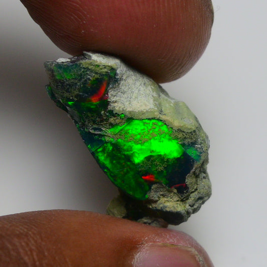 Rare Black Opal 12.90 Carats | Natural Black Ethiopian Opal Rough - Ready for Cutting & Jewelry!