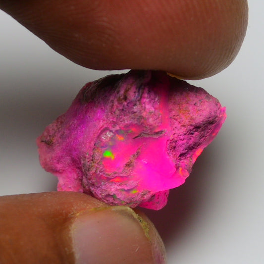 Rare Pink Opal 9.65 Carats | Natural Pink Ethiopian Opal Rough - Ready for Cutting & Jewelry!