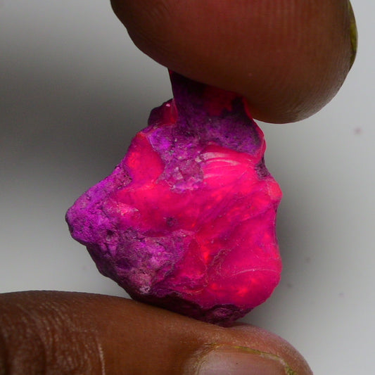 Rare Pink Opal 13.15 Carats | Natural Pink Ethiopian Opal Rough - Ready for Cutting & Jewelry!