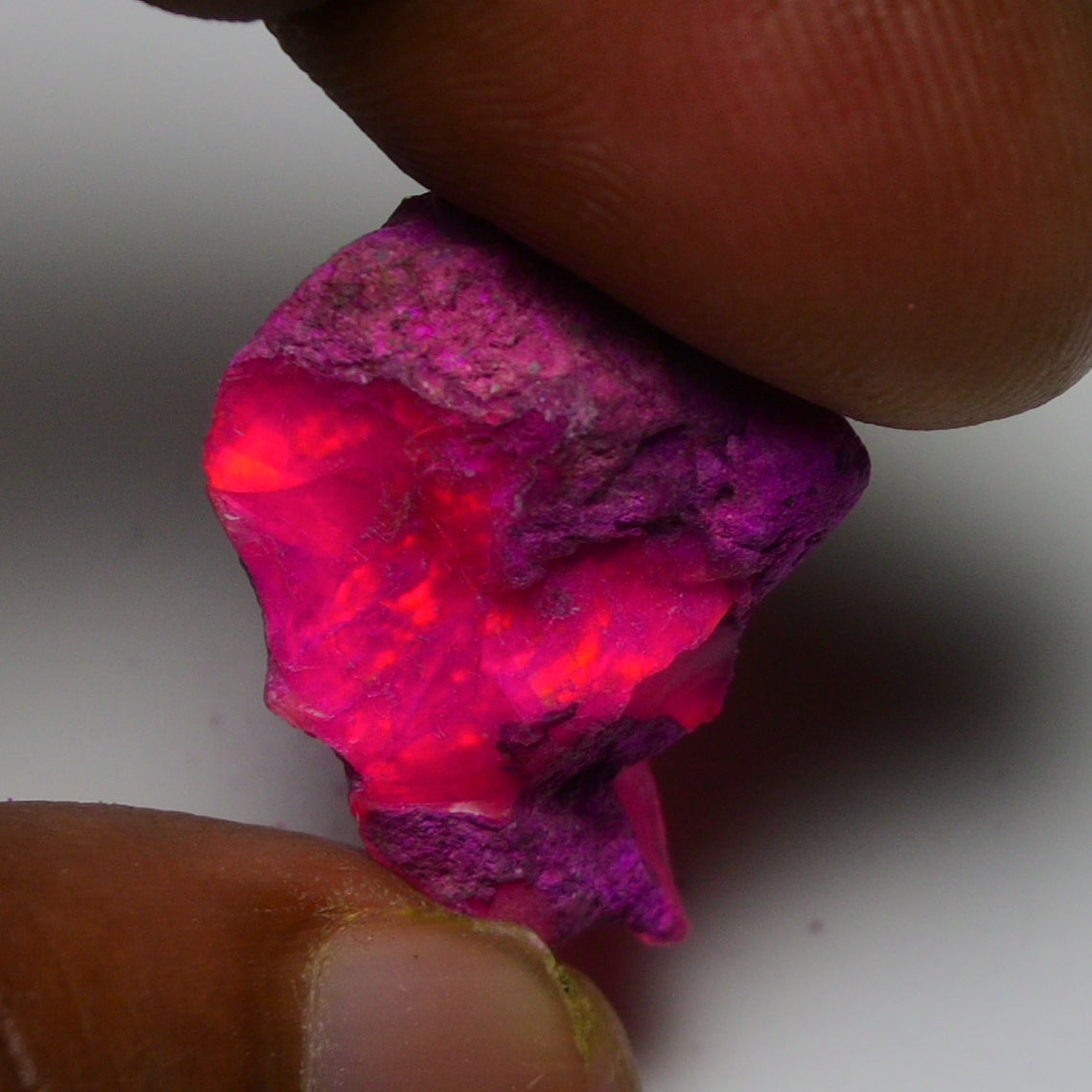 Rare Pink Opal 13.15 Carats | Natural Pink Ethiopian Opal Rough - Ready for Cutting & Jewelry!