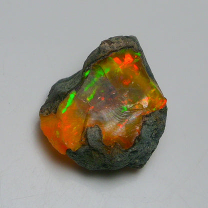 Rare Orange Opal 11.00 Carats | Natural Orange Ethiopian Opal Rough - Ready for Cutting & Jewelry!