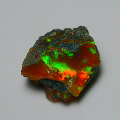 Rare Orange Opal 14.80 Carats | Natural Orange Ethiopian Opal Rough - Ready for Cutting & Jewelry!