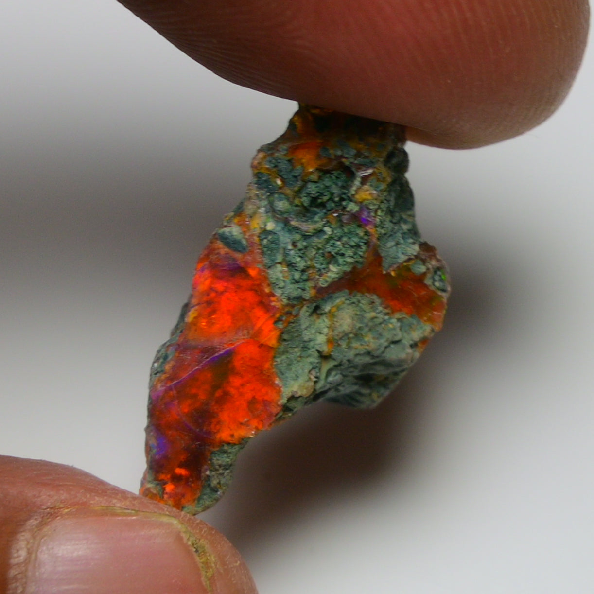 Rare Orange Opal 10.10 Carats | Natural Orange Ethiopian Opal Rough - Ready for Cutting & Jewelry!