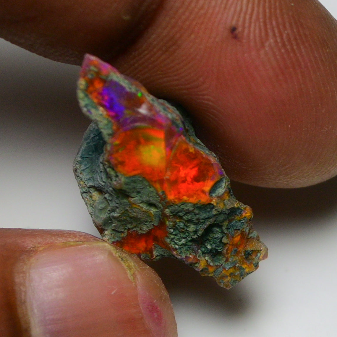 Rare Orange Opal 10.10 Carats | Natural Orange Ethiopian Opal Rough - Ready for Cutting & Jewelry!